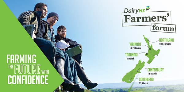 DairyNZ Farmers' Forum 2020 - Farming the future with confidence